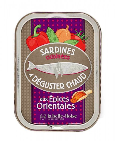 la belle-iloise Sardinen zum Braten mit orientalischen Gewürzen - Dose 115 g