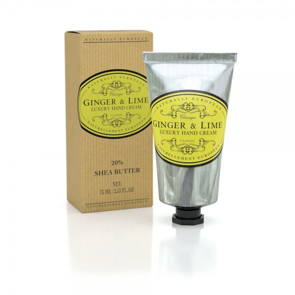 Naturally European Hand Cream Ginger &amp; Lime 75ml Tube