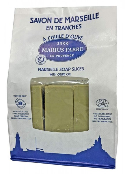 Marius Fabre Savon de Marseille Seifenscheiben mit Olivenöl Kernseife 1 kg