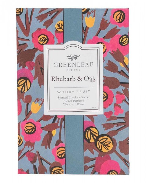 Greenleaf Duft Sachet Large - Rhubarb &amp; Oak - Duftsäckchen